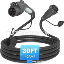 EV ��������L��,30 Ӣ�� 40 ���� J1772 ���L�� ���� 110V-240V