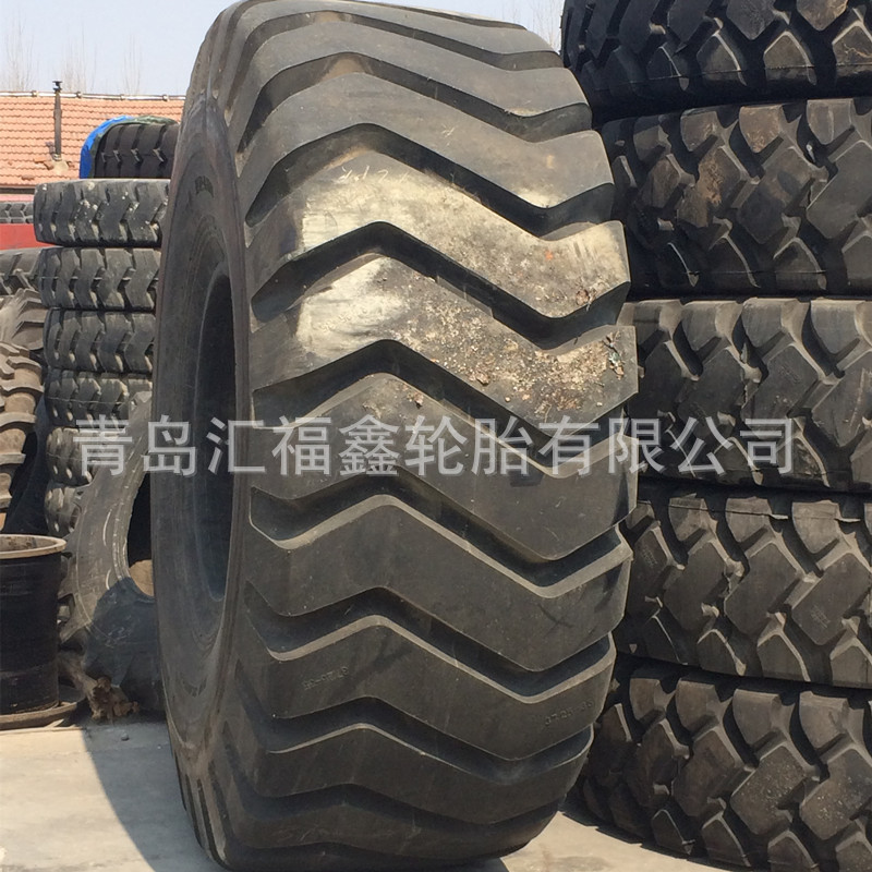 供应37.25-39E4矿山运输车自卸车用轮胎加深花纹