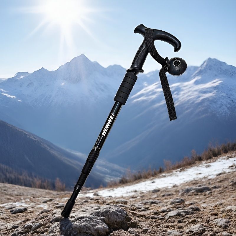 Outdoor Hiking Trekking Poles, Steel Ultra-Light Walking Sticks, Adjustable Telescopic Climbing Equipment, Factory Wholesale Outdoor Hiking Trekking Poles, Steel Ultra-Light Walking Sticks, Adjustable Telescopic Climbing Equipment, Factory Wholesale