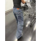 CCYE American Style Original Embroidered Vintage Casual Vertical Stripe Jeans Men and Women Straight All-match Loose Slim-fit Trousers