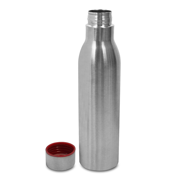 Fábrica personalizada 304 botella de acero inoxidable de una sola capa deportes al aire libre taza de agua conveniente botella de agua puede personalizar logotipo