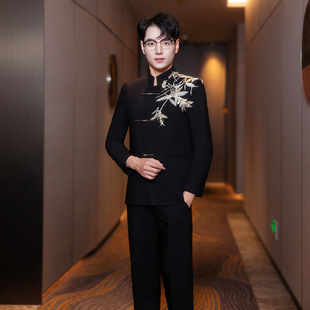 Men's Xiuhe Dress Groom Dress 2025 New Wedding Dress Chinese Wedding Dress Men's Suit Dragon and Phoenix Jacket plus size