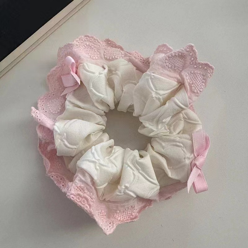 22#프린트된 핑크색 대장 링