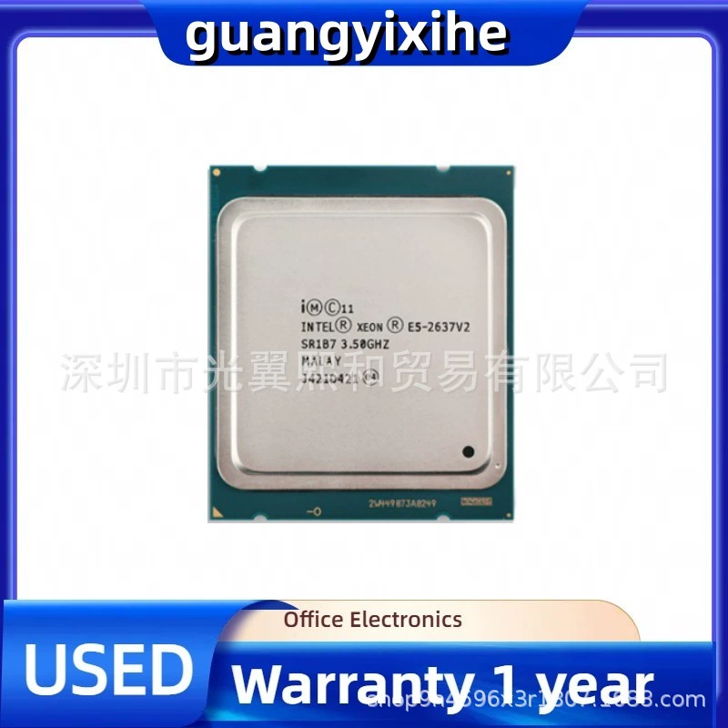 Intel Xeon E5-2637V2 SR1B7 3.5GHz 22 нм четыре ядра восемь потоков 130W