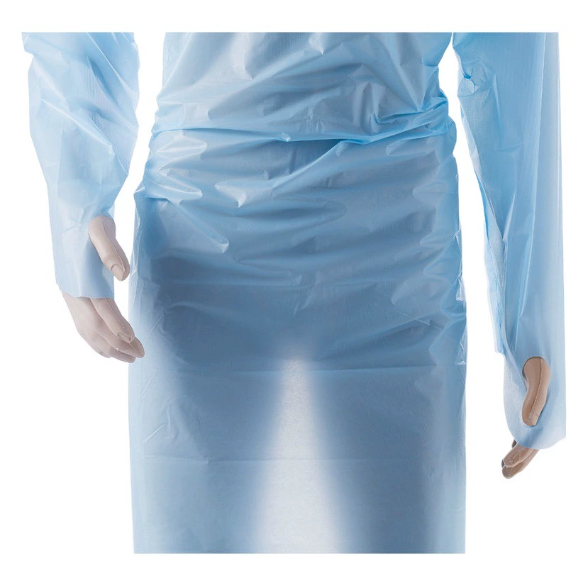 Одноразовый халат CPE обратный пластиковый половинный Фартук водонепроницаемый противообрастающий изоляционный халат CPE пластиковая Пылезащитная одежда оптом