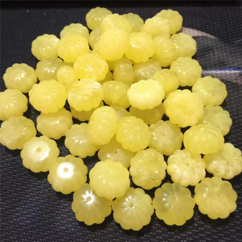 New Chinese-Style Bead Second-Generation Amber Small Accessory Pixiu Safety Buckle Money Bag Gourd DIY Bracelet Accessory