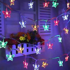 LED String Lights Christmas Outdoor Camping Tent Wedding Decor Flash Lights Star Lights Butterfly Lights Color Lights Wholesale