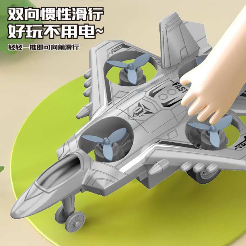 Avión de combate inercial transfronterizo para niños, simulación de juguete, rotación en espiral, modelo 360, avión militar, coche de acrobacias al por mayor
