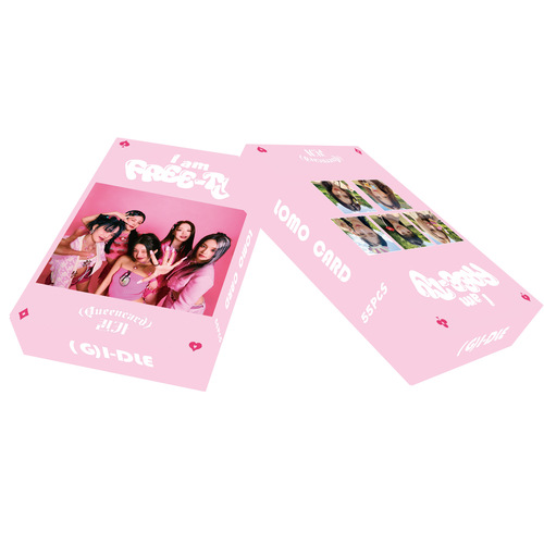 55 pieces of (G)I-DLE girl peripheral small cards Song YUQI Ye Shuhua lomo collection cards Korean style greeting cards