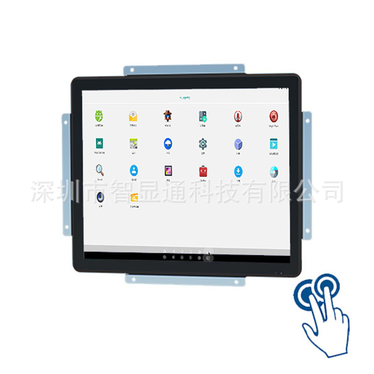 17寸工业面板显示器安卓版嵌入式系统Lcd液晶工控屏组态屏安装