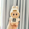 White Bian Bian Bear Hat+Chaana White