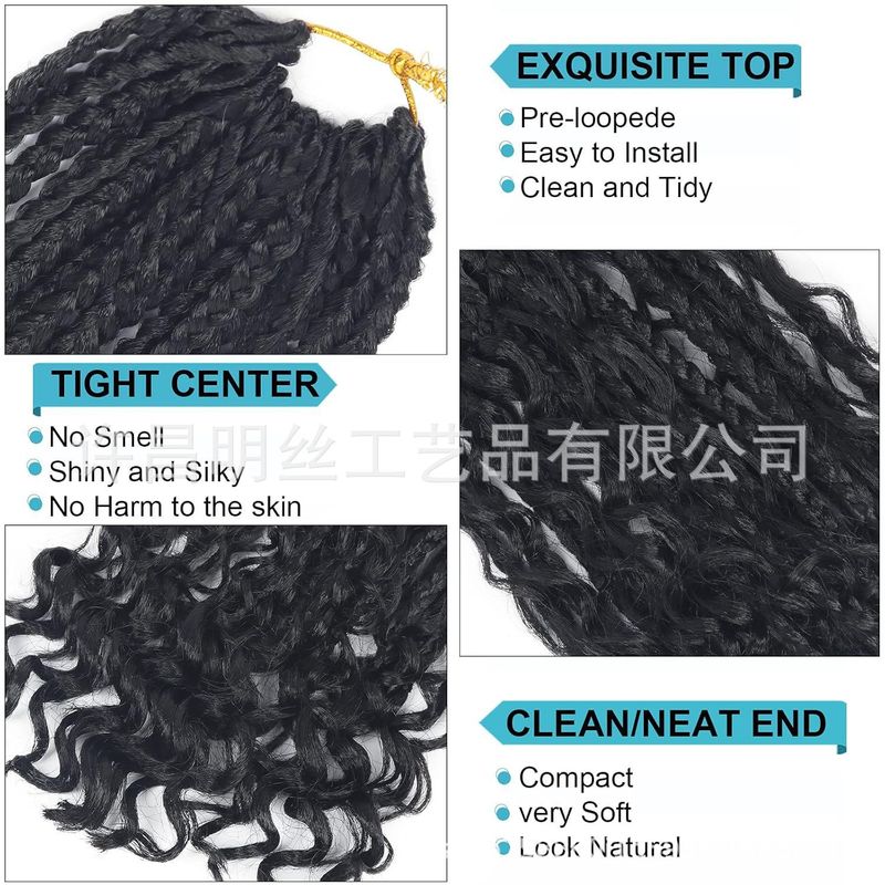 非洲热销三股飞子Box Braids braids crochet hair 三股辫钩针发|undefined