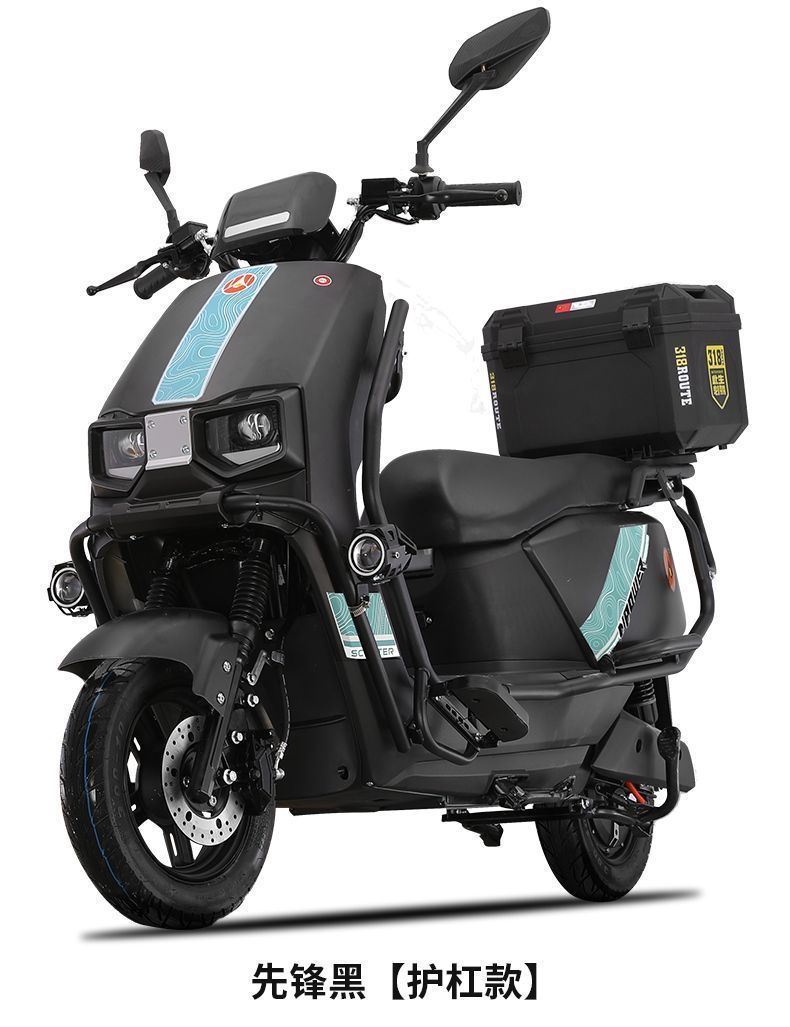 Long-Distance Running King Daniu 96V 3000W Dual Disc Brake Electric Scooter Battery Bike for Men and Women 72V Pedal Electric Motorcycle