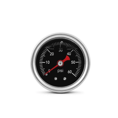 Car 12V Universal Modification automobile instrument - black-surface-0-60psi