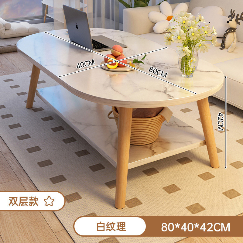 茶几客厅家用小户型双层桌子简易出租屋用简约卧室创意沙发小茶桌|undefined