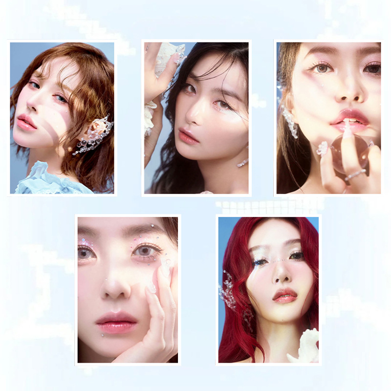 红贝贝 2025台历 不干胶海报  朴秀荣 姜涩琪装饰画报 明星墙贴画