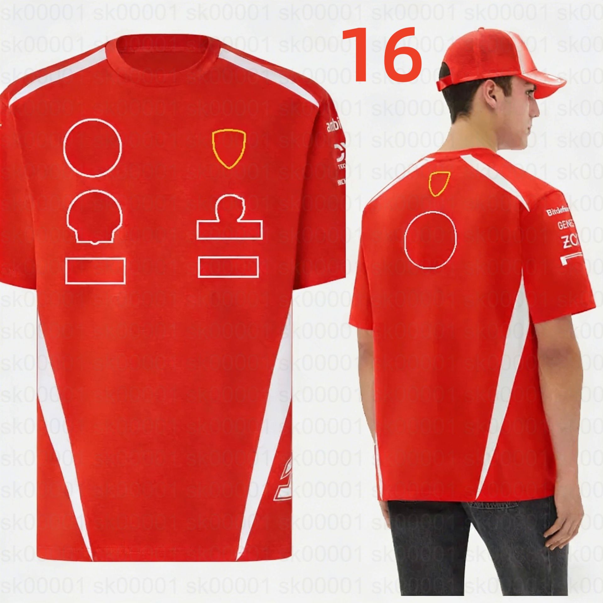 2026 New Hot-Selling Cross-Border Off-Road Racing Shirt, Short-Sleeved Round-Neck, Versatile and Stylish, European and American Size, Loose Fit
