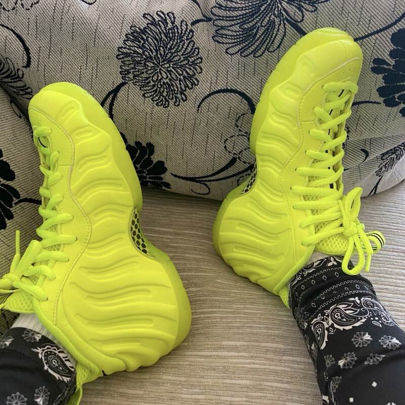 Foamposite Pro Practical Basketball Shoes, Men's High-Top Air-Cushioned Shock-Absorbing Sneakers Foamposite Pro Practical Basketball Shoes, Men's High-Top Air-Cushioned Shock-Absorbing Sneakers