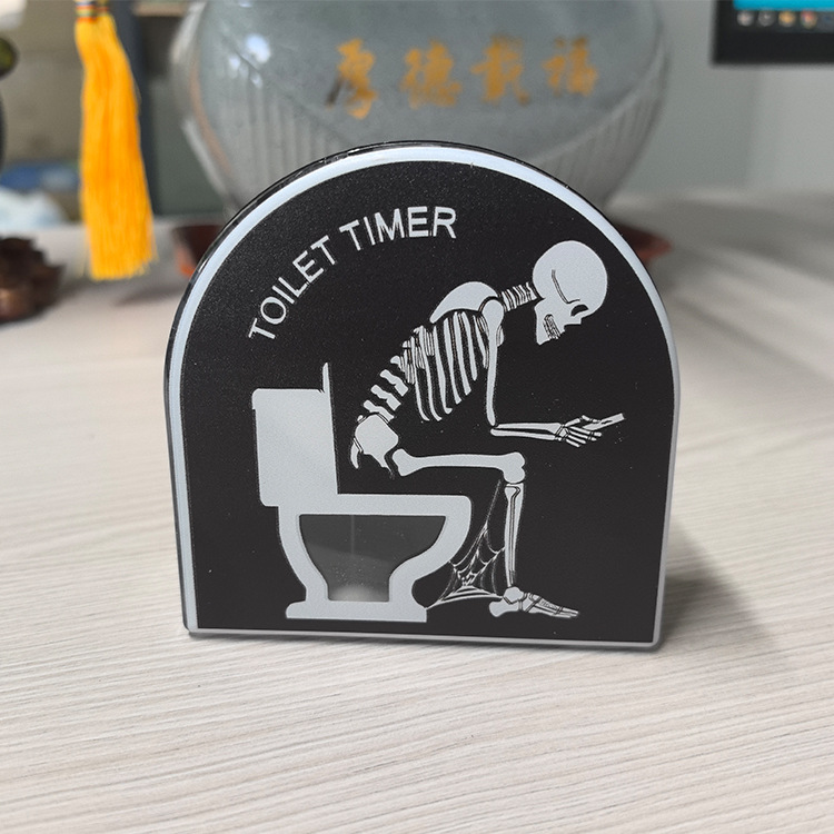 アマゾン国境を越えたトイレ砂時計5分トイレの造形解凍減圧玩具トイレ砂時計