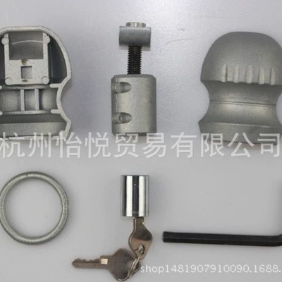 Trailer accessories trailer lock connector lock owl lock round head lock 50mm trailer ball lock