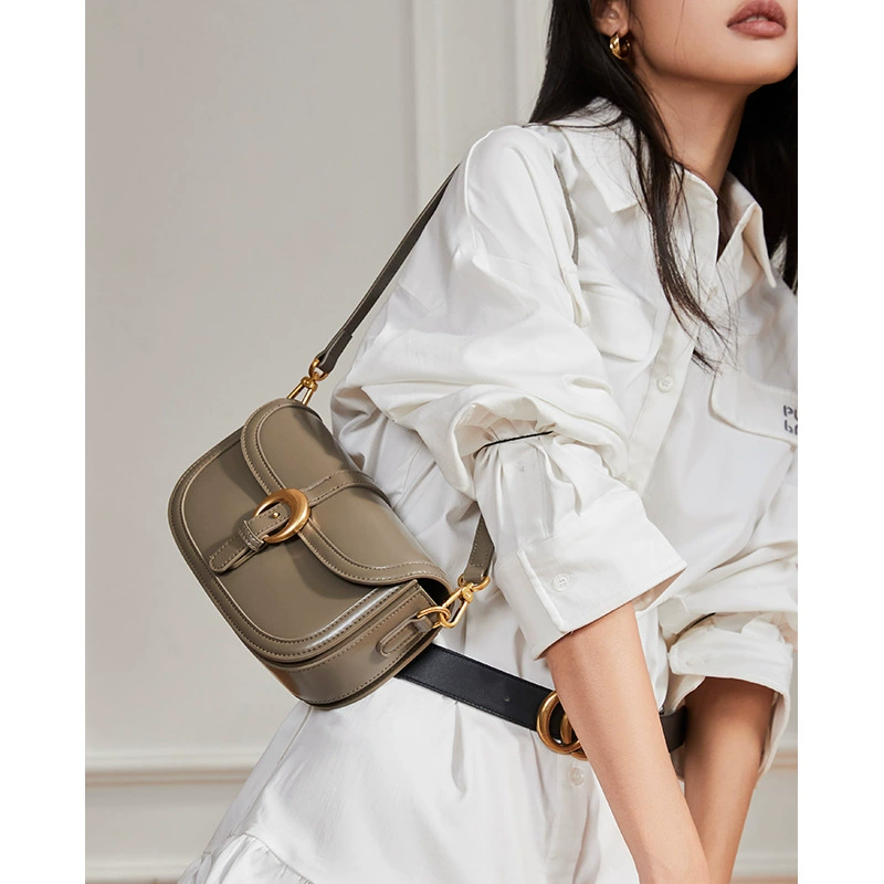 One-shoulder bag, shoulder bag, genuine leather, high-end