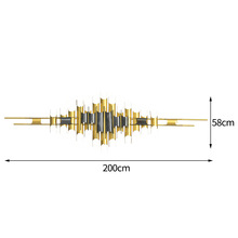 轻奢北欧金属铁艺壁饰立体墙饰沙发背景装饰挂件风格客厅墙壁挂饰