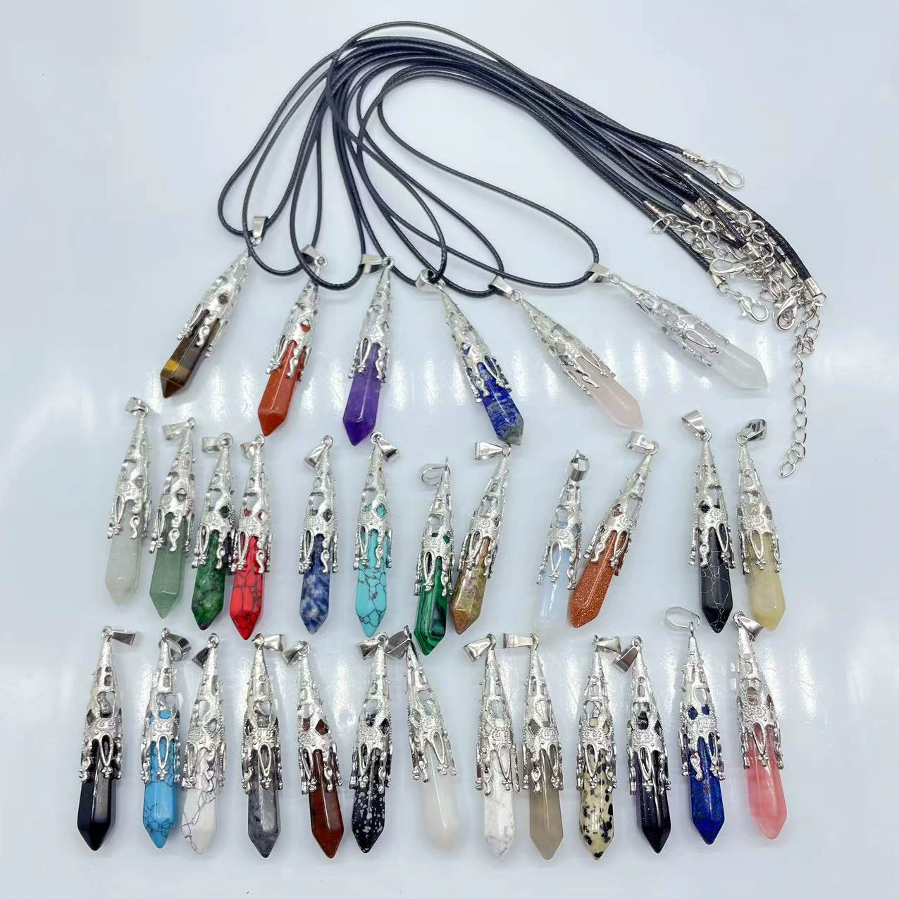 Европейские и американские винтажные украшения из натурального хрустального сплава из драгоценных камней