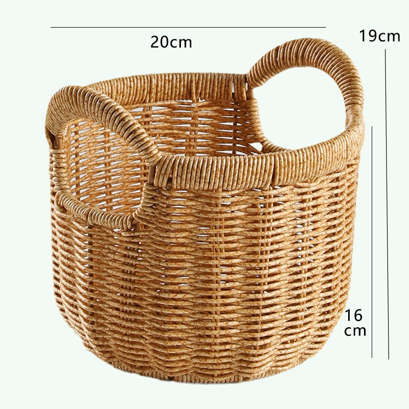 Big waterproof plastic laundry basket, storage basket for bedroom
