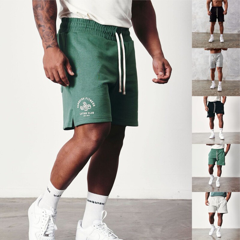 VQ muscle fitness Brothers Summer Sports Leisure cotton five pants running men's loose shorts generation hair VQ muscle fitness Brothers Summer Sports Leisure cotton five pants running men's loose shorts generation hair