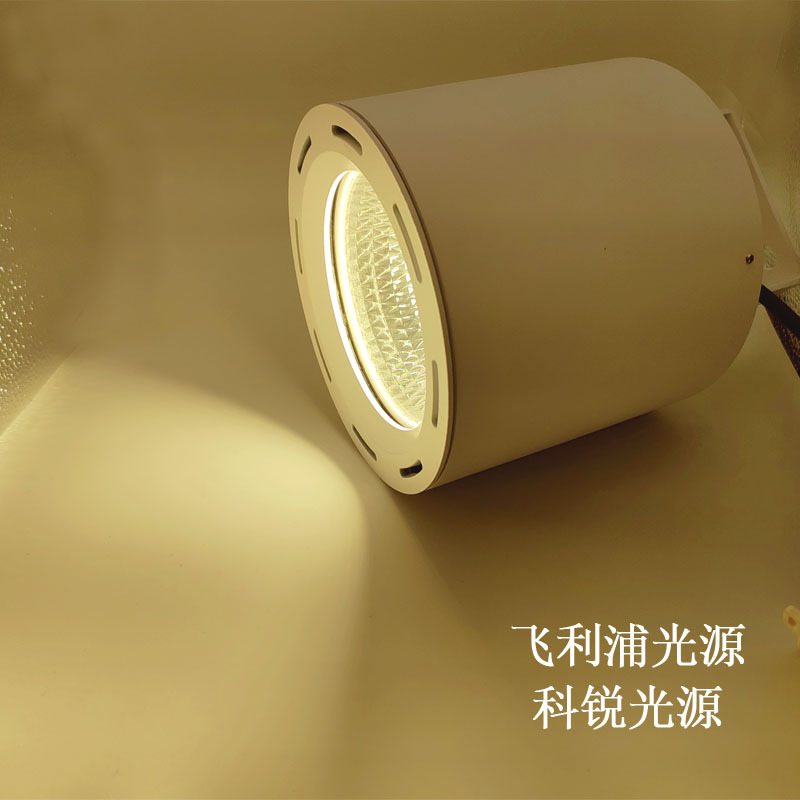 大功率筒灯高铁站机场地铁站酒店工程筒灯高空照明防水明装筒灯-阿里巴巴