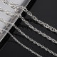 Stainless Steel New Oval Double Woven Chain Jewelry Chain DIY Necklace Bracelet Fashion Trend Titanium Steel Chain Accessories