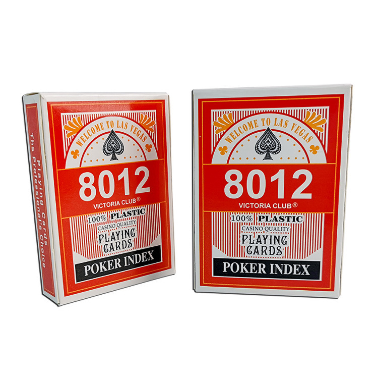 8012 빅토리아 CLUB 포커 레드와 블랙 믹스 헤어