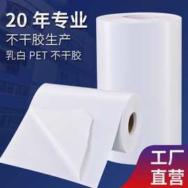 定制PET不干胶标签原材料工业加工印刷80g120g空白贴纸背胶纸卷材