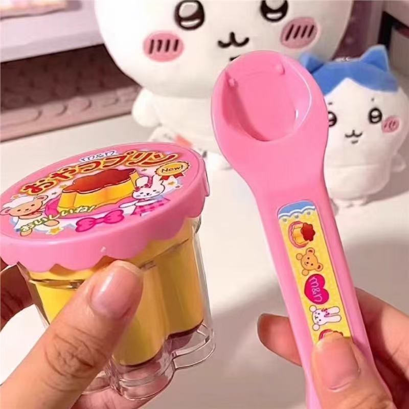 Popular Jelly Strawberry Pudding Set for Feeding Children, Pretend Play Toy, Japanese Mellu Pudding Decoration Items Popular Jelly Strawberry Pudding Set for Feeding Children, Pretend Play Toy, Japanese Mellu Pudding Decoration Items