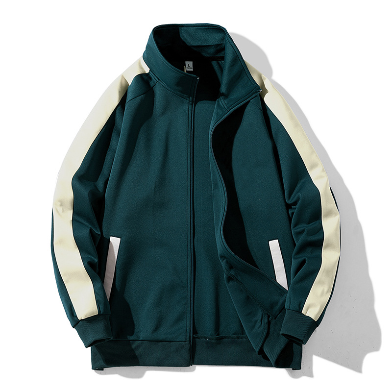 Men's Clothing Men's 2024 Spring And Autumn New Trendy Brand Sports Cardigan Stand Up Collar Fashionable Casual Versatile Coat_voghion.com