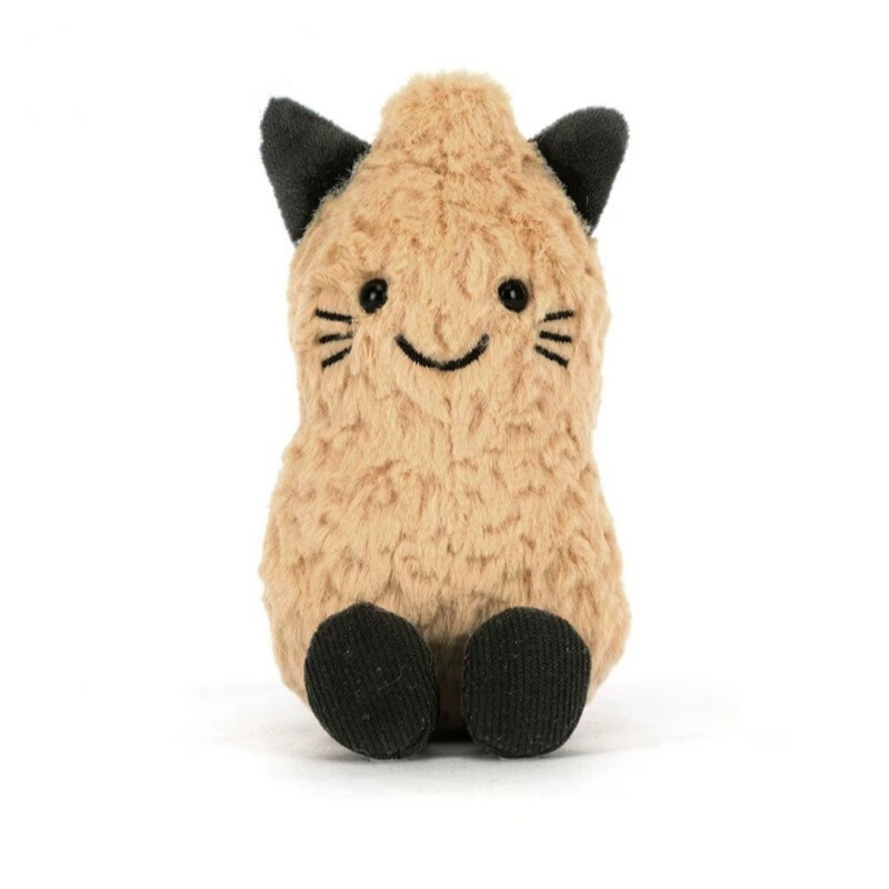 Cute Comfort Doll Peanut Transforms into a Cat Plush Toy, Halloween Fun Cat Peanut Plush Toy Doll Cute Comfort Doll Peanut Transforms into a Cat Plush Toy, Halloween Fun Cat Peanut Plush Toy Doll