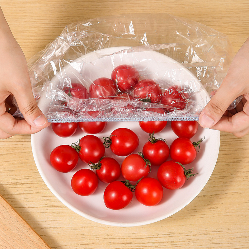 food grade disposable self-sealing fresh-keeping cover film household leftovers household refrigerator preserved lid leftovers disposable
