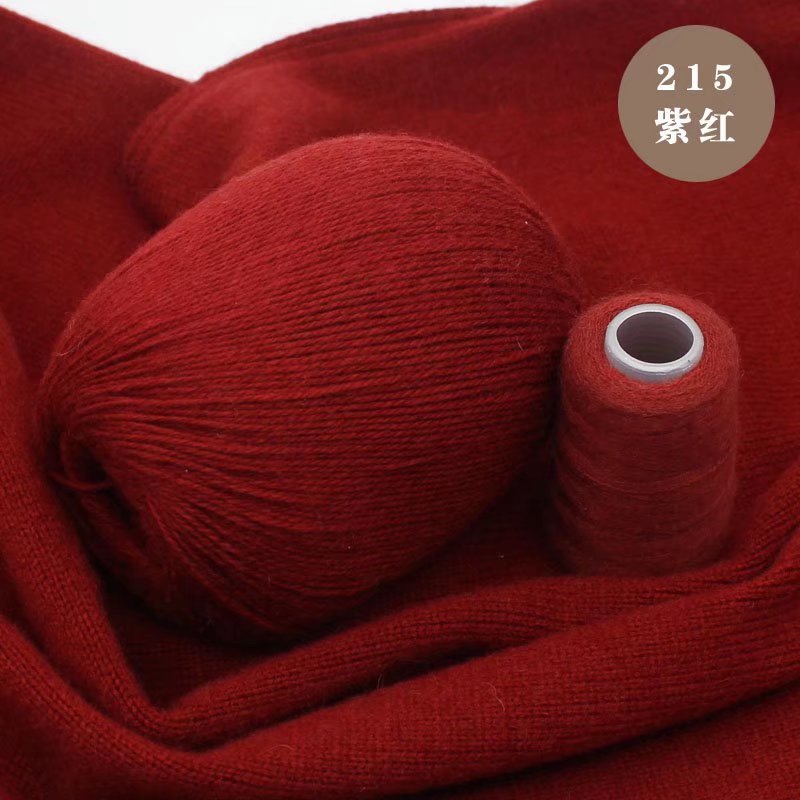 Hilo de Cachemira tejido a mano al por mayor bebé anti-pilling conejo lana medio grueso lana DIY lana tejida bufanda suéter