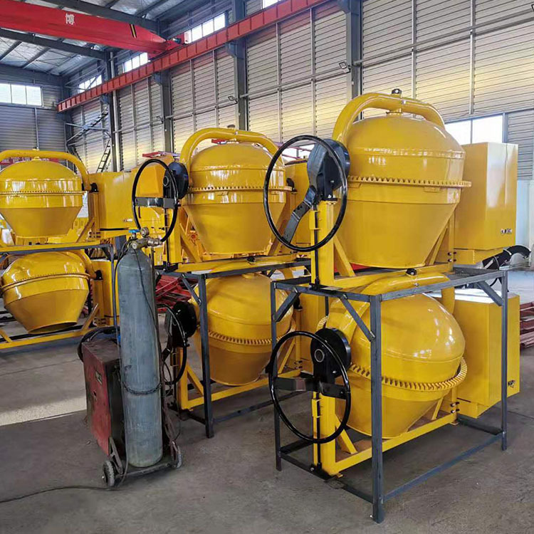 Mezcladora de rodillo diesel de mortero de hormigón autoalimentado tipo tambor para mezcladora de hormigón totalmente automática image 3