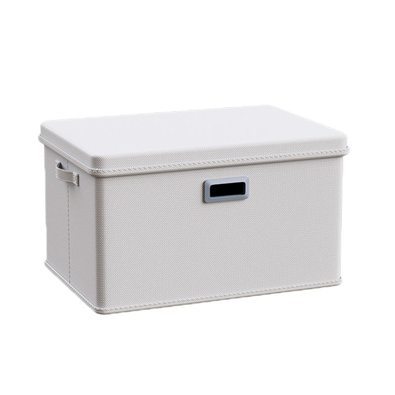 Caja de almacenamiento de algodón transfronterizo con cubierta cajón plegable de ropa armario caja de almacenamiento de tela caja de almacenamiento al por mayor