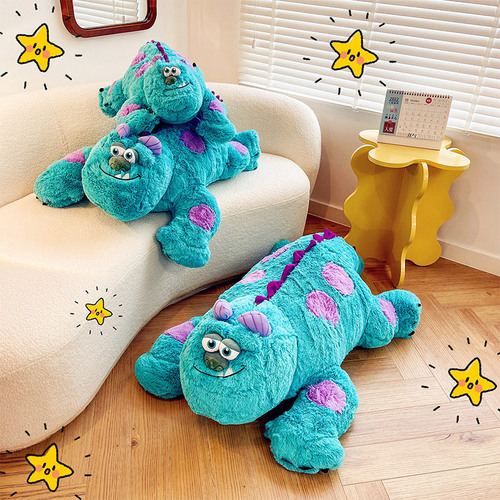 Cute Monsters University Doll Sullivan Blue Fur Monster Doll Sleeping Pillow Plush Toy Birthday