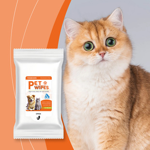 Yegbong Pet Wipes Are Soft and Skin-Friendly, Clean Tear Stains and Ears, No-Wash Daily Cleaning Care for Dogs and Cats