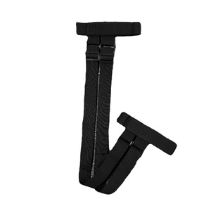 Double-board portable sled fixed snowboard binding snowboard double shoulder strap winter skateboard fixed back shoulder strap