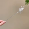 63#Pearl plum blossom bun-Silver