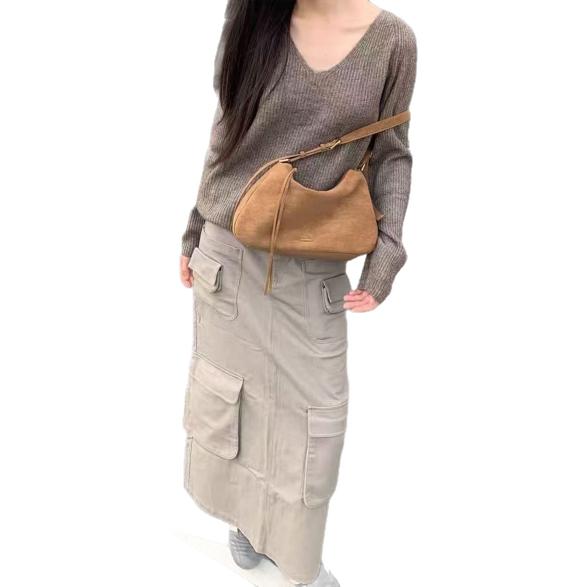 Brown Women's Shoulder Bag And Crossbody Bag For Commuting_voghion.com