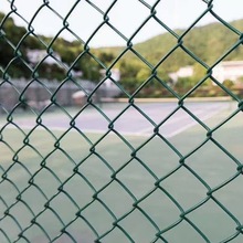 球场铁丝网 菱形孔网热镀锌链节丝网运动场护栏 Chain Link Fence