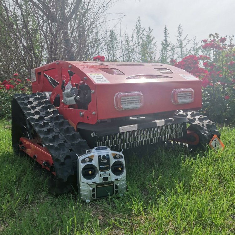 Cortacésped de pista pequeña con control remoto