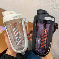 高顏值情侶水杯女運動健身搖搖杯男大容量耐熱塑料杯