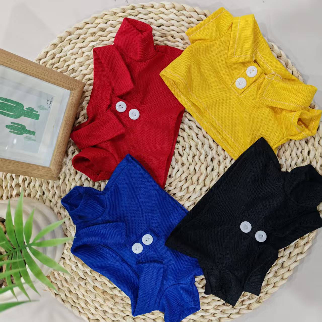 30 cm muñeca polo camisa osos muñeca reemplazo de ropa Teddy Bear ropa muñeca peluche impresión logotipo