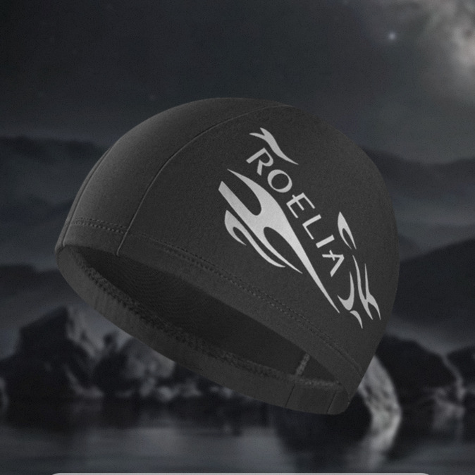 은색 [문자 불꽃] 천 모자